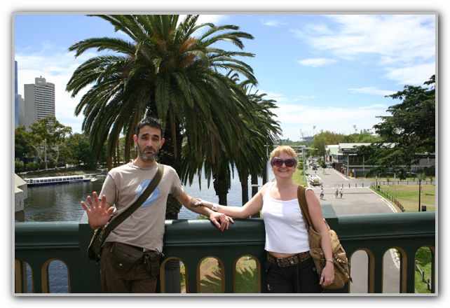 Stuart & Karen at St Kilda Rd Melbourne Feb 2007